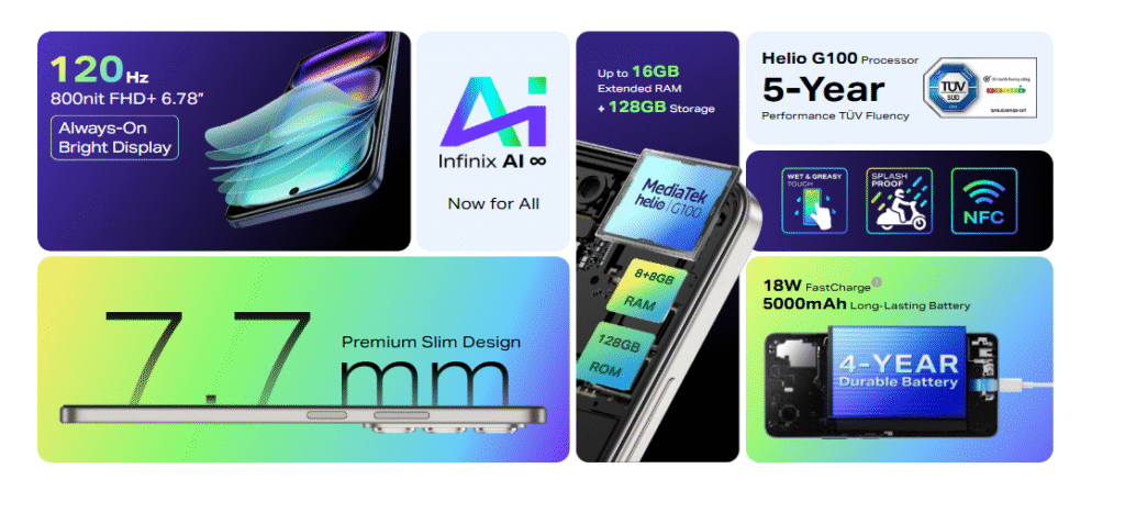 infinix hot 50 8/128GB