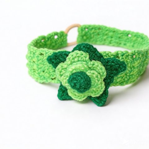 Charming Handmade Crochet Flower Headband